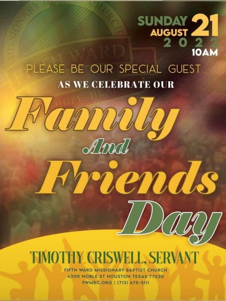 Family & Friends Day